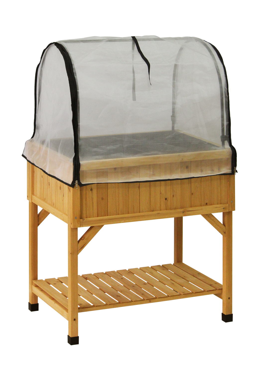 Greenhouse Frame & Multi-Cover Set for Raised Planter