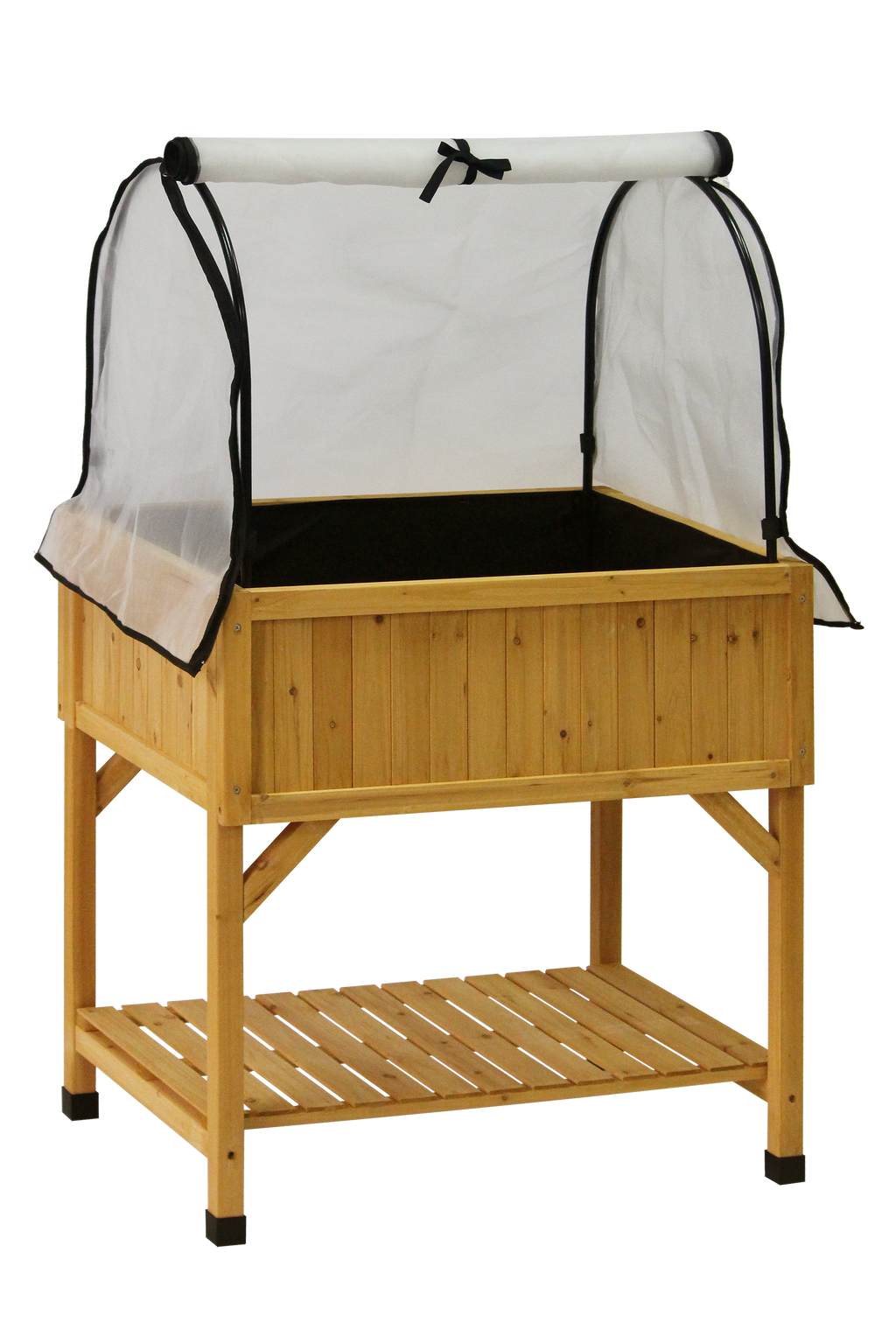 Greenhouse Frame & Multi-Cover Set for Raised Planter