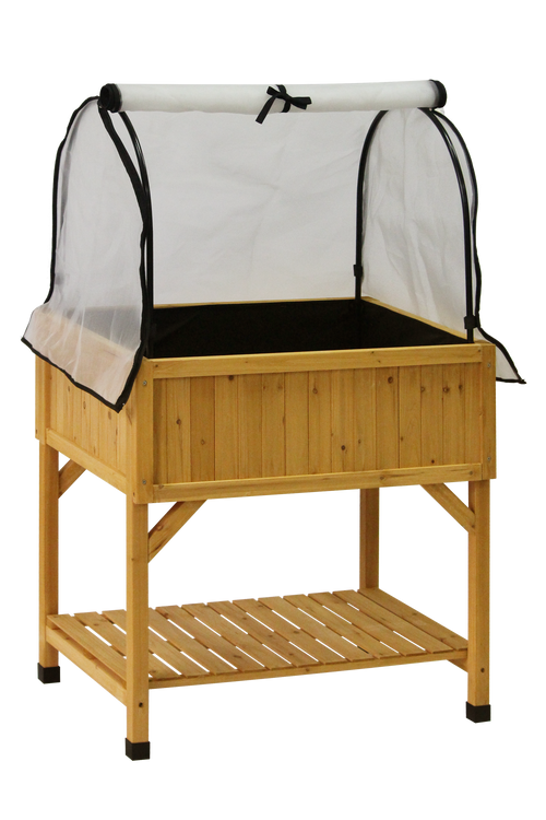 Greenhouse Frame & Multi-Cover Set for Raised Planter