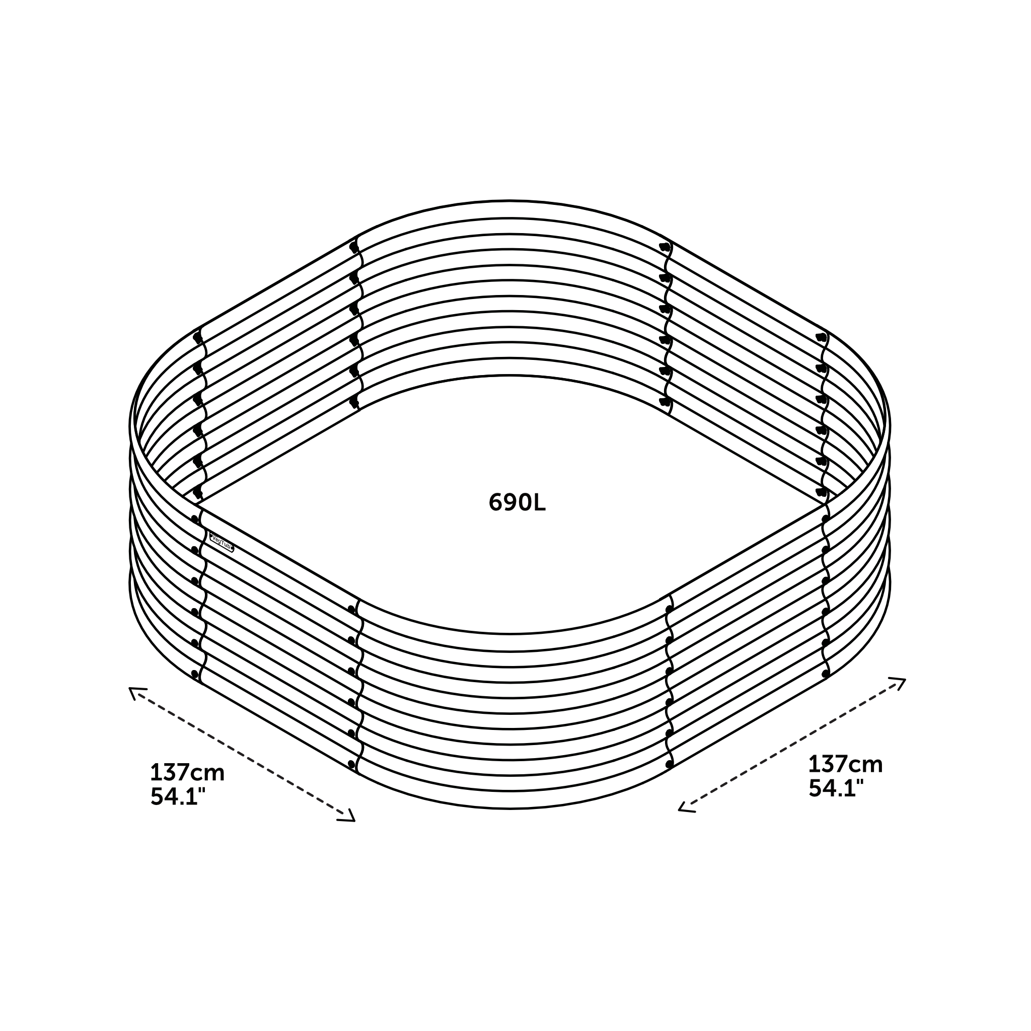 VegTub 6-in-1 Modular Bed